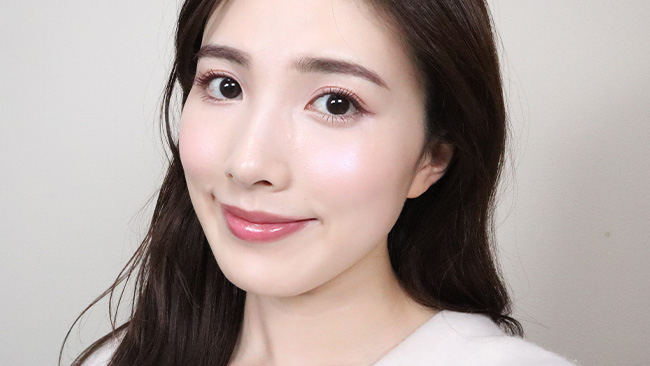 透明感メイクのポイント モデルイメージ