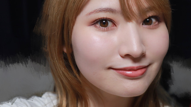 ●パープルで作る大人女子メイク