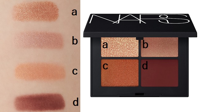 ＜NARS＞クワッドアイシャドー #1803 スウォッチ