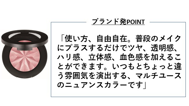 ＜ベアミネラル/bareMineral＞のツヤのせチーク