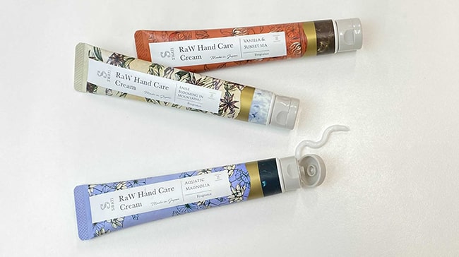 ＜SWATi＞RaW Hand Care Cream Vanilla & Sunset sea、RaW Hand Care Cream Anise blooming in Mountains!、RaW Hand Care Cream Aquatic Magnolia