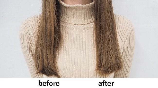 ＜クレイナル＞クレイナル スムーススパヘアオイル ビフォーアフター