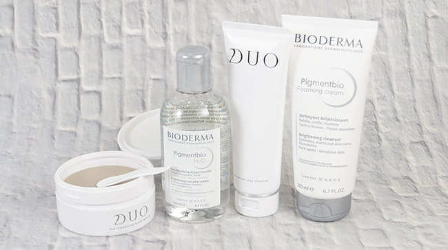 ＜DUO＞DUO ザ クレンジングバーム ホワイト、＜ビオデルマ＞ピグメンビオ エイチツーオーホワイト、＜DUO＞ザ ホワイトクレイクレンズ 80g、＜ビオデルマ＞ピグメンビオ フォーミングスクラブホワイト