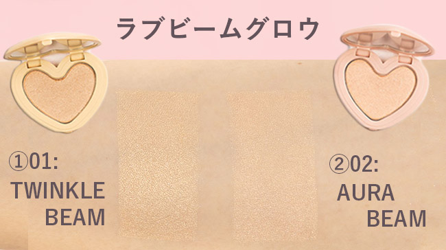 ＜リリーバイレッド＞リリーバイレッド ラブビームグロウ #01 TWINKLE BEAM、#02 AURA BEAM スウォッチ