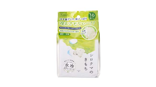 ＜キモチ＞キモチ氷冷ボディーシート (シロクマ)