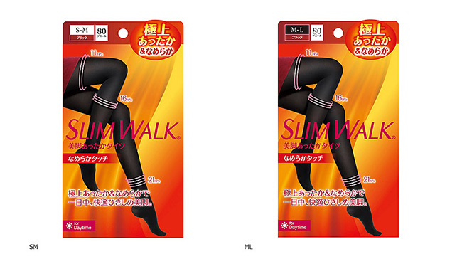＜スリムウォーク＞スリムウォーク美脚あったかタイツなめらかタッチ