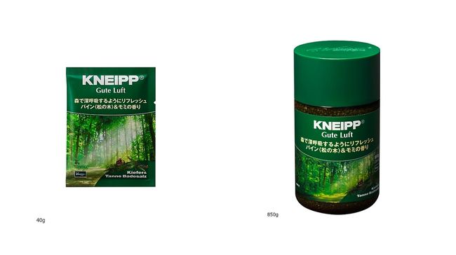 ＜クナイプ＞グーテルフト バスソルト パイン&モミ 40g～850g