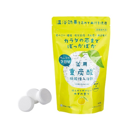 ＜ゆず＞ゆず 薬用入浴剤 (重炭酸) L ゆずの香り