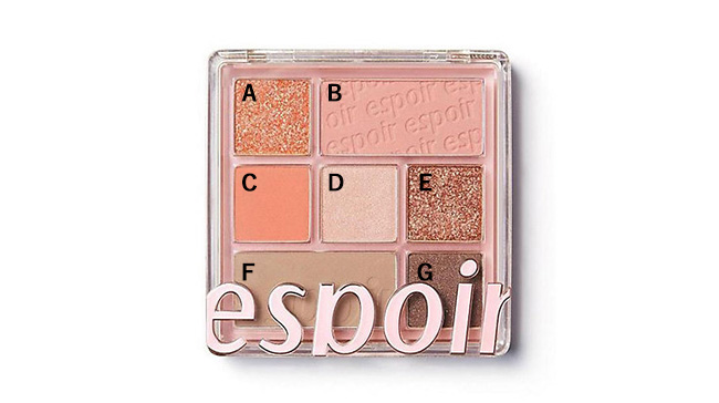 ＜eSpoir＞エスポア リアルアイパレット ロージーフィード