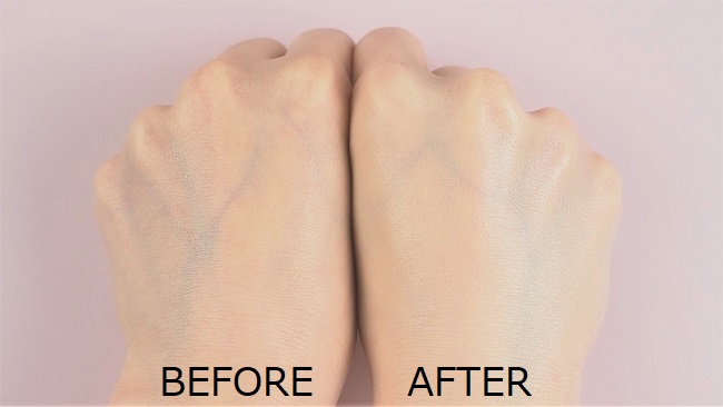 ＜TIRTIR＞マスクフィット トーンアップエッセンス SPF30・PA++ 30mL 　BEFORE AFTER