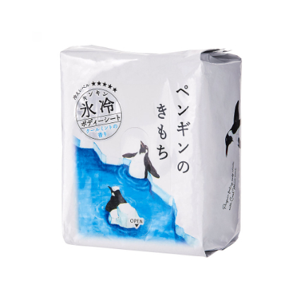 ＜キモチ＞キモチ氷冷ボディーシート(ペンギン) 36枚入