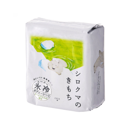 ＜キモチ＞キモチ氷冷ボディーシート(シロクマ) 36枚入