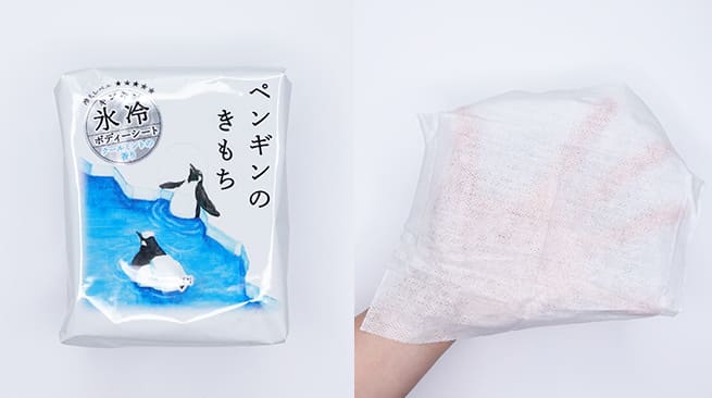 ＜キモチ＞キモチ氷冷ボディーシート