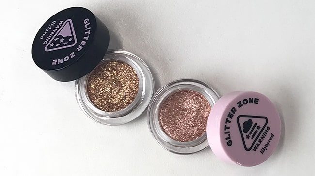 ＜リリーバイレッド＞グリッターゾーン CRASH #09 HONEY CORAL、グリッターゾーン FOG #02 PEACH PINK